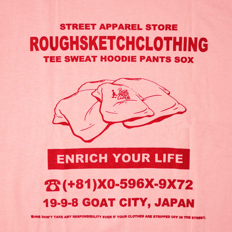 ROUGH SKETCH CLOTHING(ラフスケッチクロージング)/ RSC STORE SS TEE -4.COLOR-