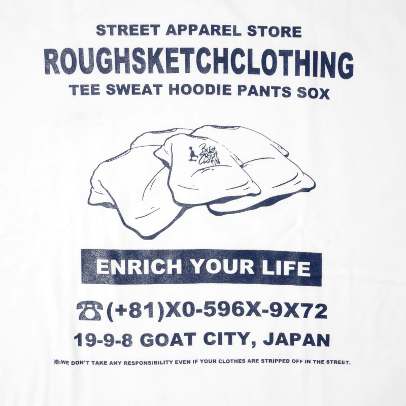 ROUGH SKETCH CLOTHING(ラフスケッチクロージング)/ RSC STORE SS TEE -4.COLOR-