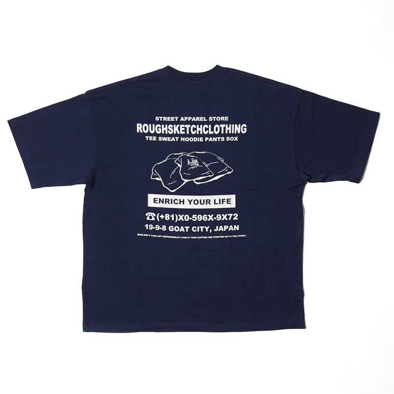 ROUGH SKETCH CLOTHING(ラフスケッチクロージング)/ RSC STORE SS TEE -4.COLOR-(NAVY)