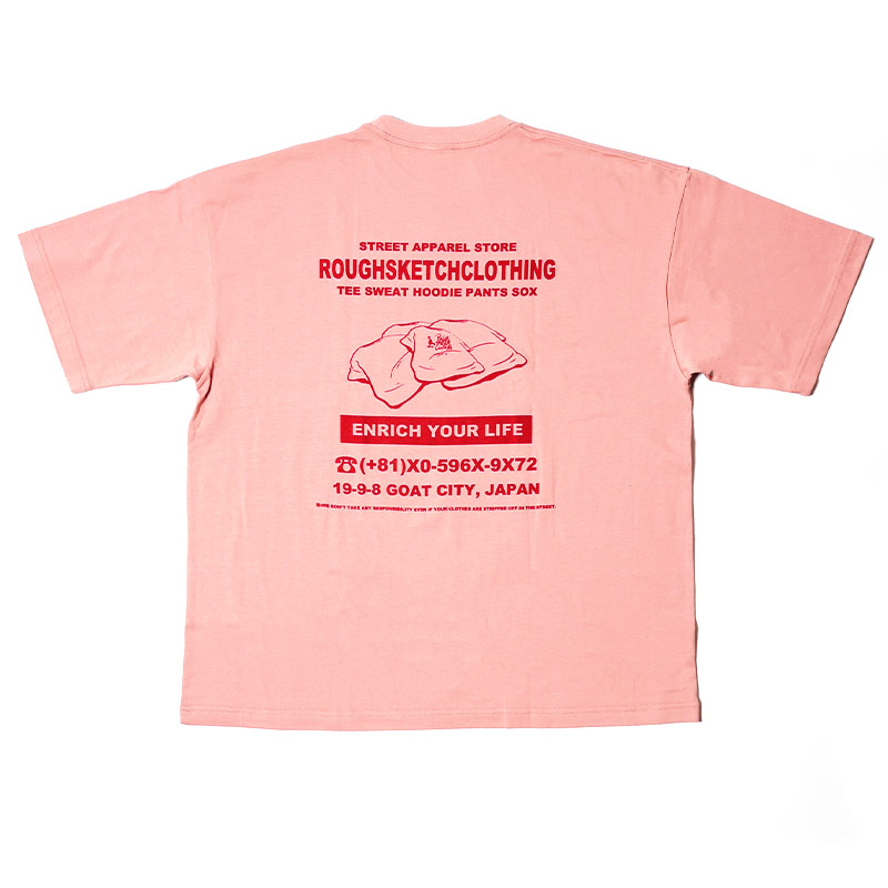 ROUGH SKETCH CLOTHING(ラフスケッチクロージング)/ RSC STORE SS TEE -4.COLOR-(PINK)