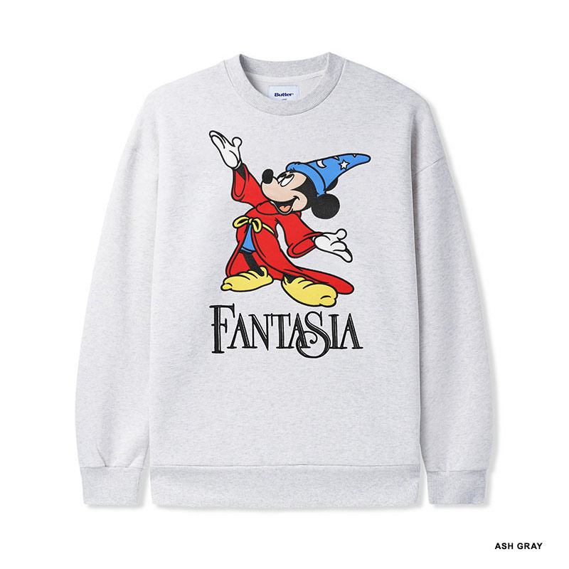 Butter Goods(バターグッズ)/ Fantasia Crewneck -3COLOR-(A.GREY)