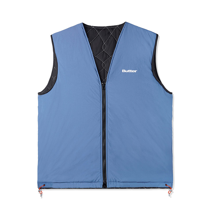 Butter Goods(バターグッズ)/ Chainlink Reversible Puffer Vest -2.COLOR-