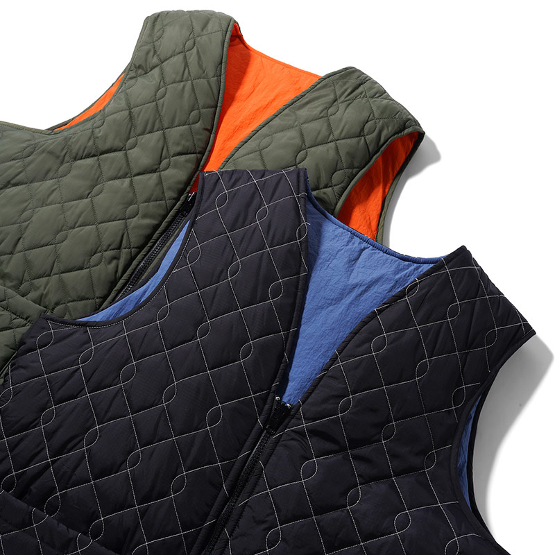 Butter Goods(バターグッズ)/ Chainlink Reversible Puffer Vest -2.COLOR-