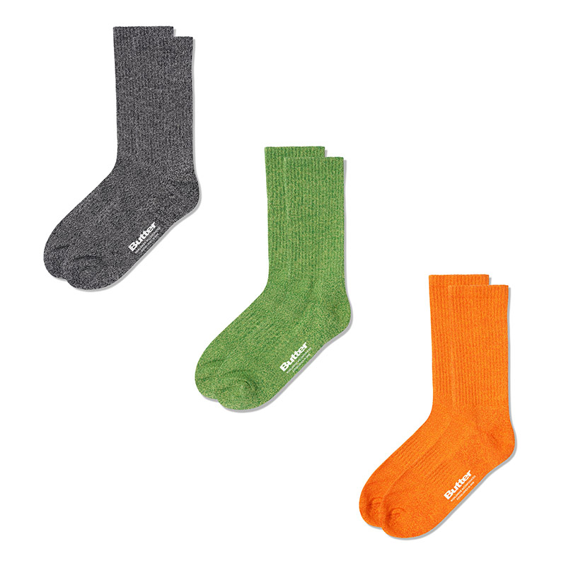 Butter Goods(バターグッズ)/ Malre Socks -3.COLOR-