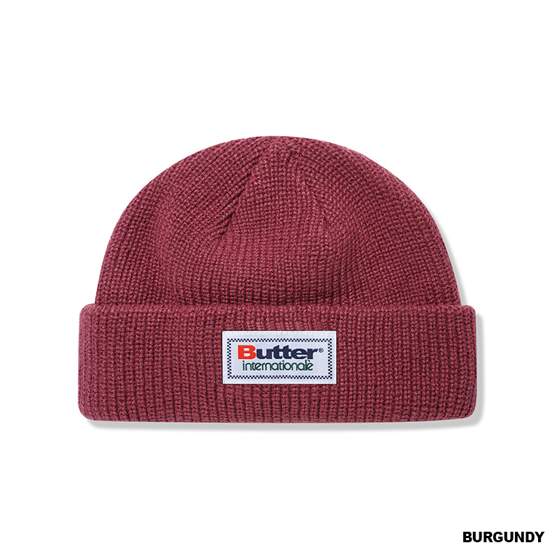 Butter Goods(バターグッズ)/ Internationale Beanie -5.COLOR-(BURGUNDY)