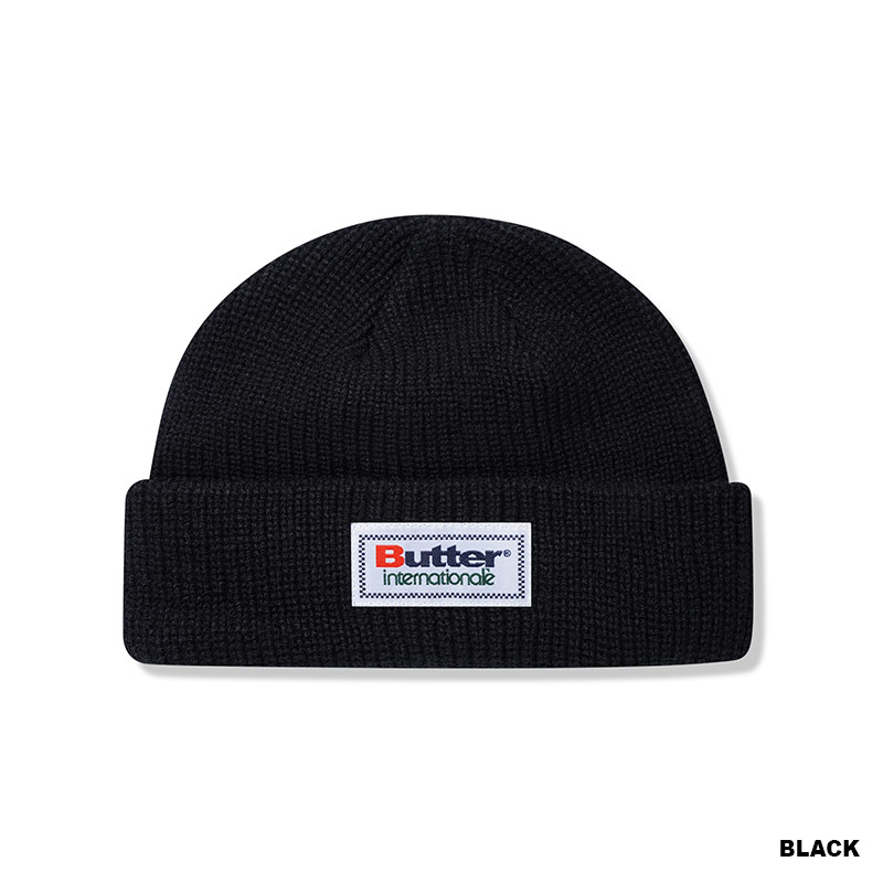 Butter Goods(バターグッズ)/ Internationale Beanie -5.COLOR-(BLACK)