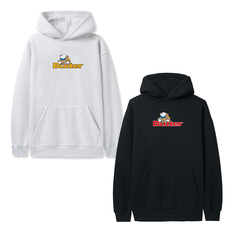 Butter Goods(バターグッズ)/ Teddy Logo Pullover Hood -2.COLOR-