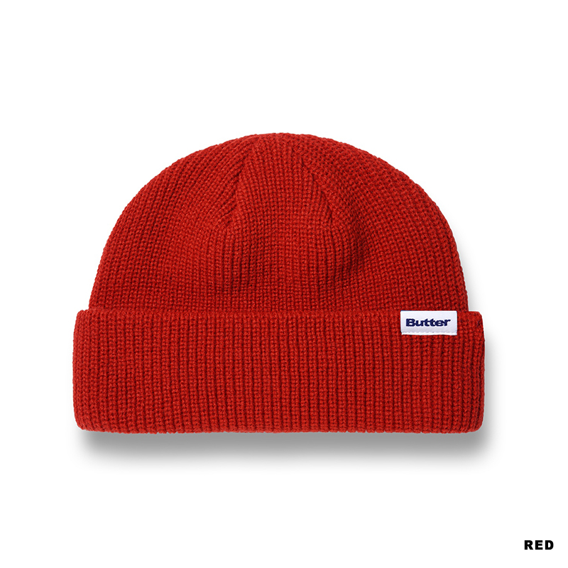 Butter Goods(バターグッズ)/ Wharfie Beanie -5.COLOR-(RED)