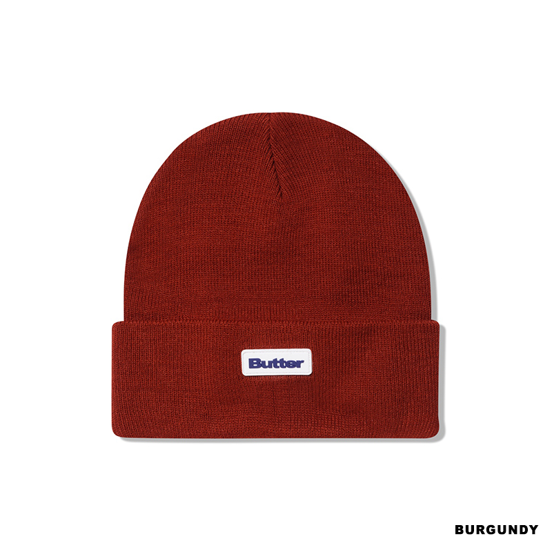 Butter Goods(バターグッズ)/ Tall Cuff Beanie -6.COLOR-(BURGUNDY)