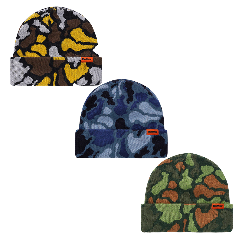 Butter Goods(バターグッズ)/ Camo Beanie -3.COLOR-