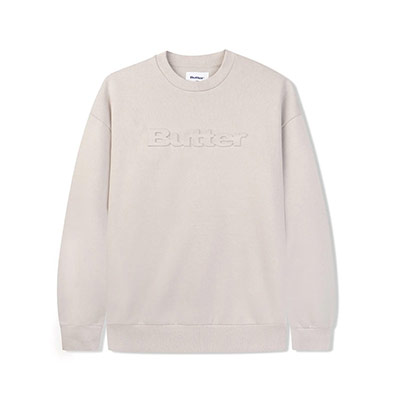 Butter Goods(バターグッズ)/ EMBOSSED LOGO CREWNECK SWEAT -3.COLOR-