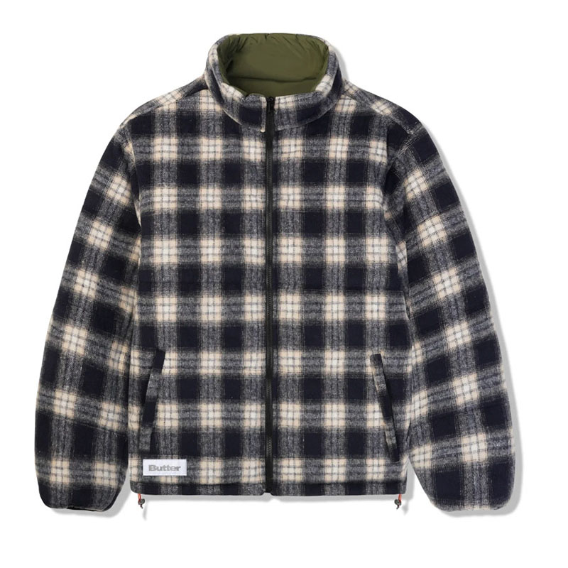 Butter Goods(バターグッズ)/ REVERSIBLE PLAID PUFFER JACKET -2.COLOR-