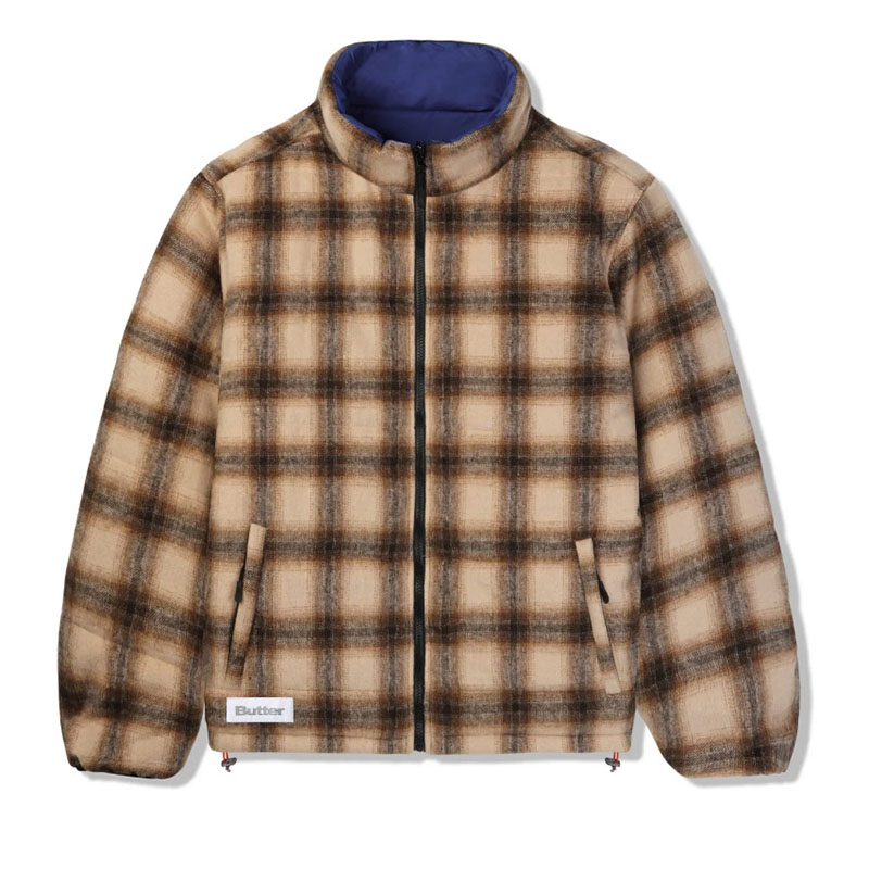 Butter Goods(バターグッズ)/ REVERSIBLE PLAID PUFFER JACKET -2.COLOR-