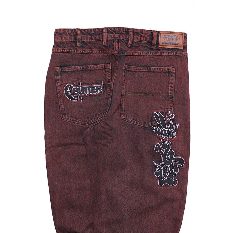 Butter Goods(バターグッズ)/ CRITTER DENIM JEANS -BRICK- | E.S.P. 