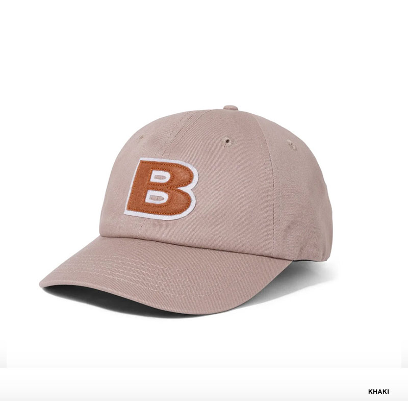 Butter Goods(バターグッズ)/ B LOGO 6 PANEL CAP -4.COLOR-