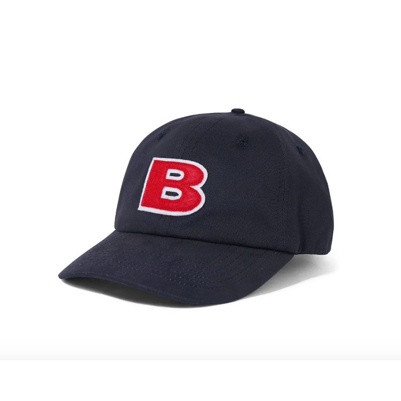 Butter Goods(バターグッズ)/ B LOGO 6 PANEL CAP -4.COLOR-(NAVY)