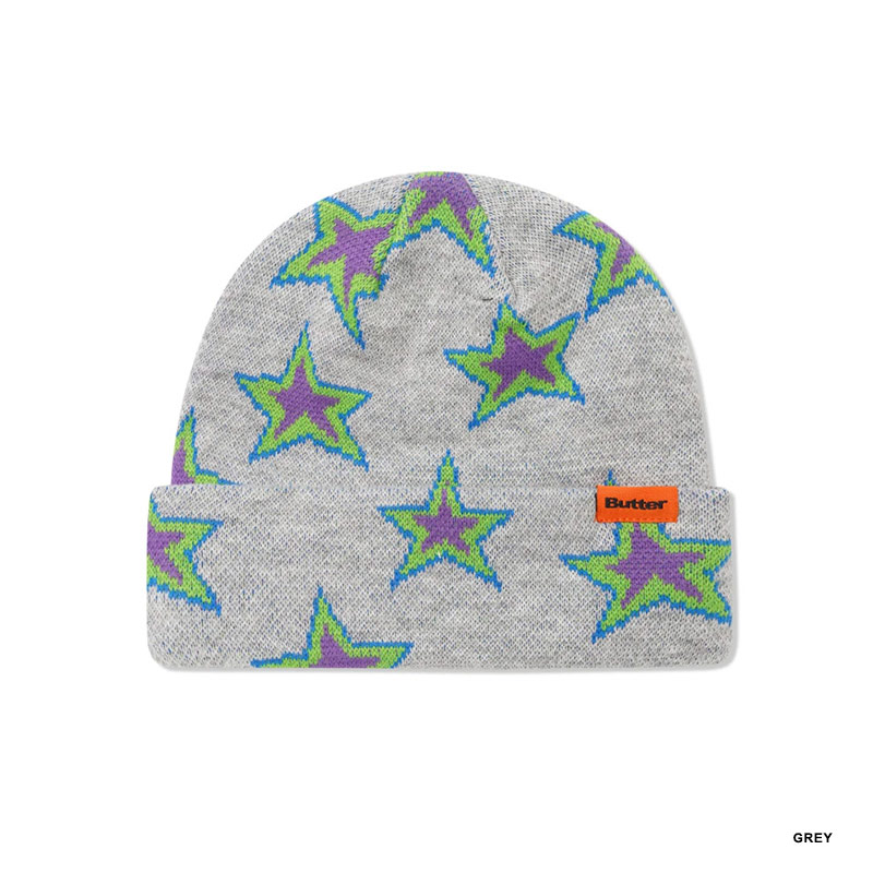 Butter Goods(バターグッズ)/ STAR BEANIE -3.COLOR-