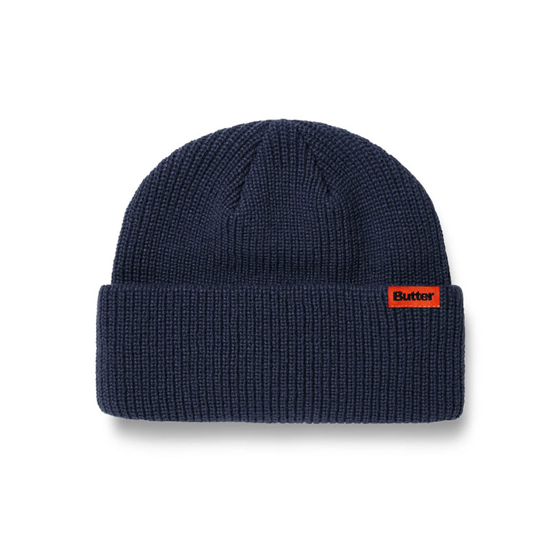 Butter Goods(バターグッズ)/ TALL WHARFIE BEANIE -3.COLOR-(NAVY)
