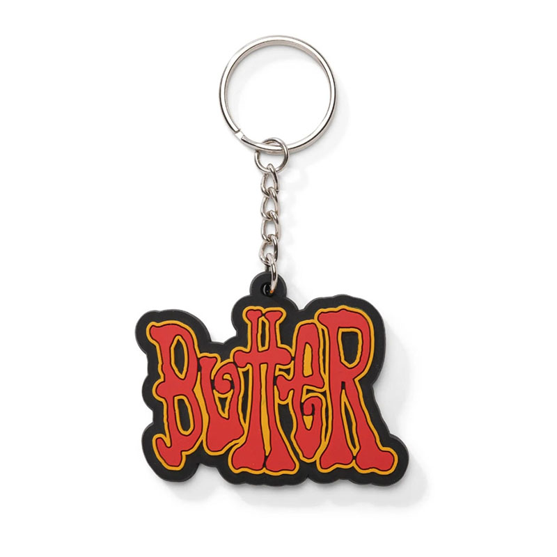 Butter Goods(バターグッズ)/ TOUR RUBBER KEY CHAIN -2.COLOR-(RED)