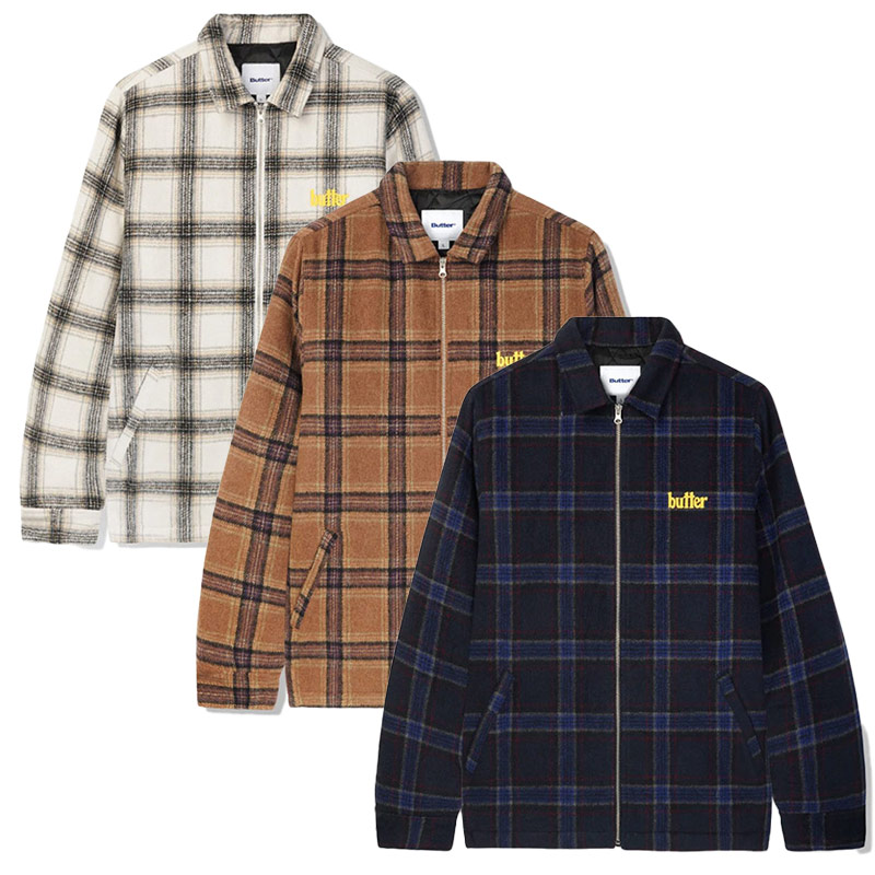 Butter Goods(バターグッズ)/ PLAID FLANNEL INSULATED OVERSHIRT -3.COLOR-