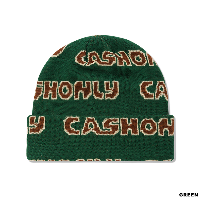 CASH ONLY(キャッシュオンリー)/ Hold It Down Beanie -2.COLOR-(GREEN)