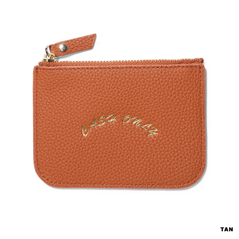 CASH ONLY(キャッシュオンリー)/ Leather Zip Wallet -2.COLOR-