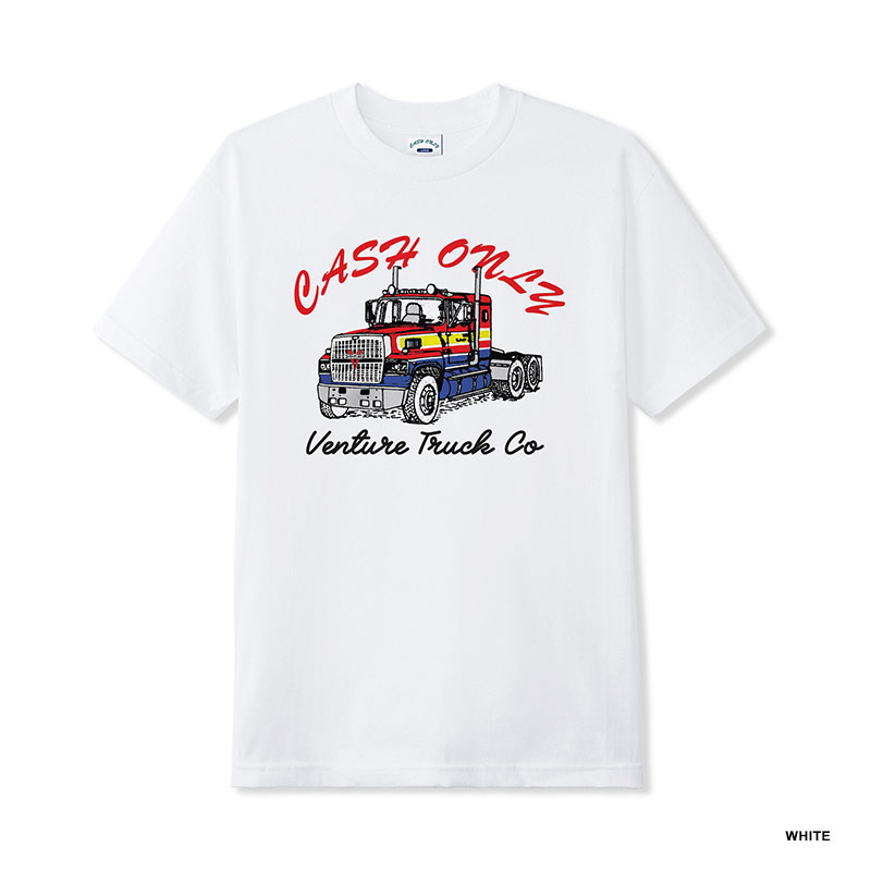 CASH ONLY(キャッシュオンリー)/ Truck Tee -2.COLOR-