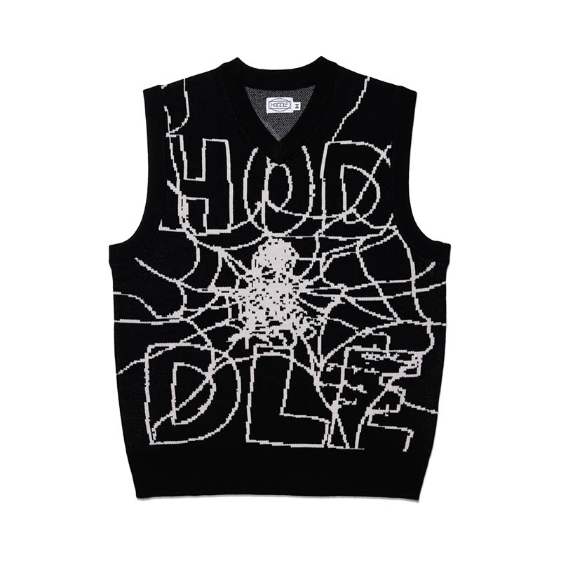 Hoddle Skateboards（ホドル）/ HODDLE WEB JAQUARD KNIT VEST