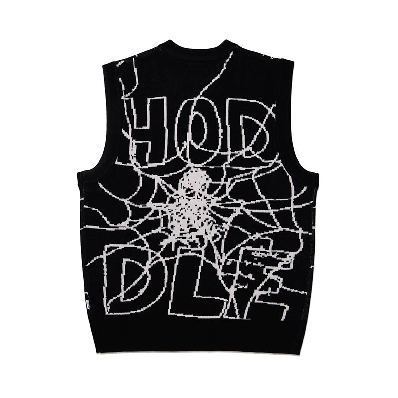 Hoddle Skateboards（ホドル）/ HODDLE WEB JAQUARD KNIT VEST