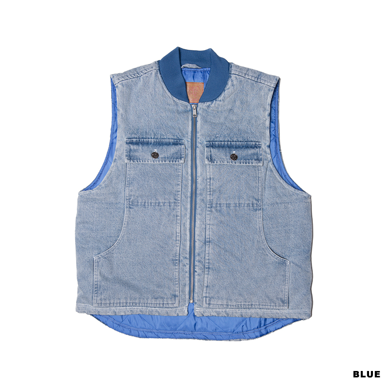 Hoddle Skateboards（ホドル）/ HODDLE ZIP UP CARPENTER VEST -2.COLOR-