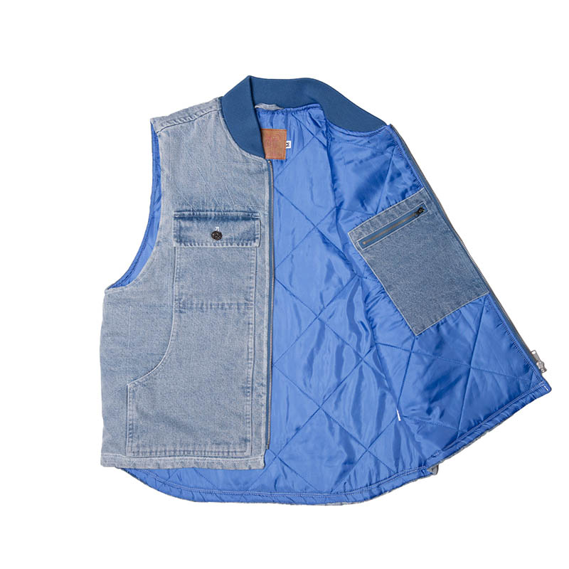 Hoddle Skateboards（ホドル）/ HODDLE ZIP UP CARPENTER VEST -2.COLOR-