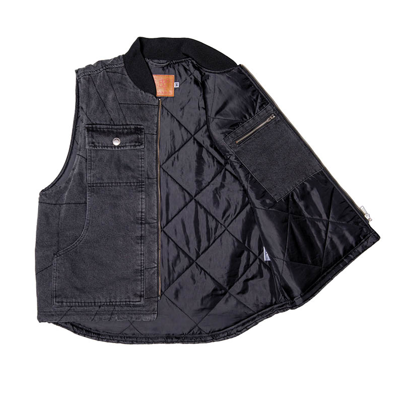 Hoddle Skateboards（ホドル）/ HODDLE ZIP UP CARPENTER VEST -2.COLOR-