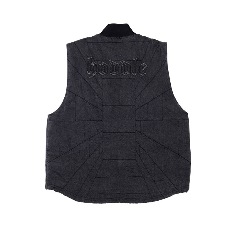 Hoddle Skateboards（ホドル）/ HODDLE ZIP UP CARPENTER VEST -2.COLOR-