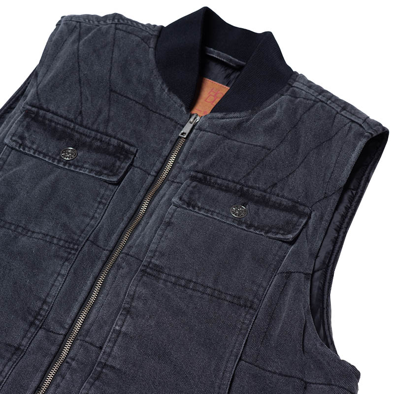 Hoddle Skateboards（ホドル）/ HODDLE ZIP UP CARPENTER VEST -2.COLOR-