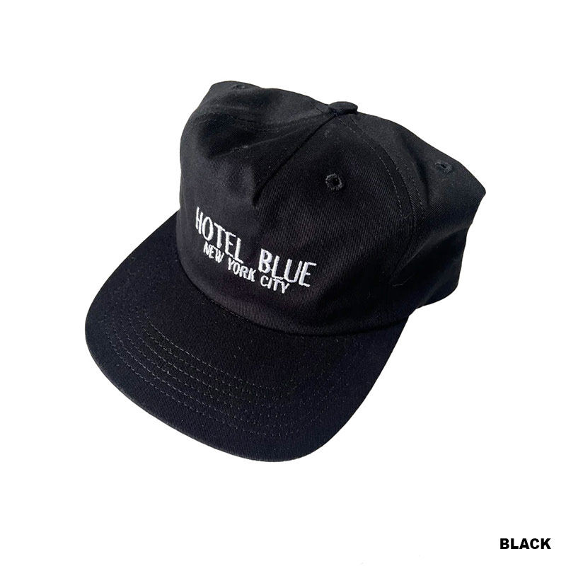 HOTEL BLUE(ホテルブルー)/ LOGO CAP -2.COLOR-(BLACK)