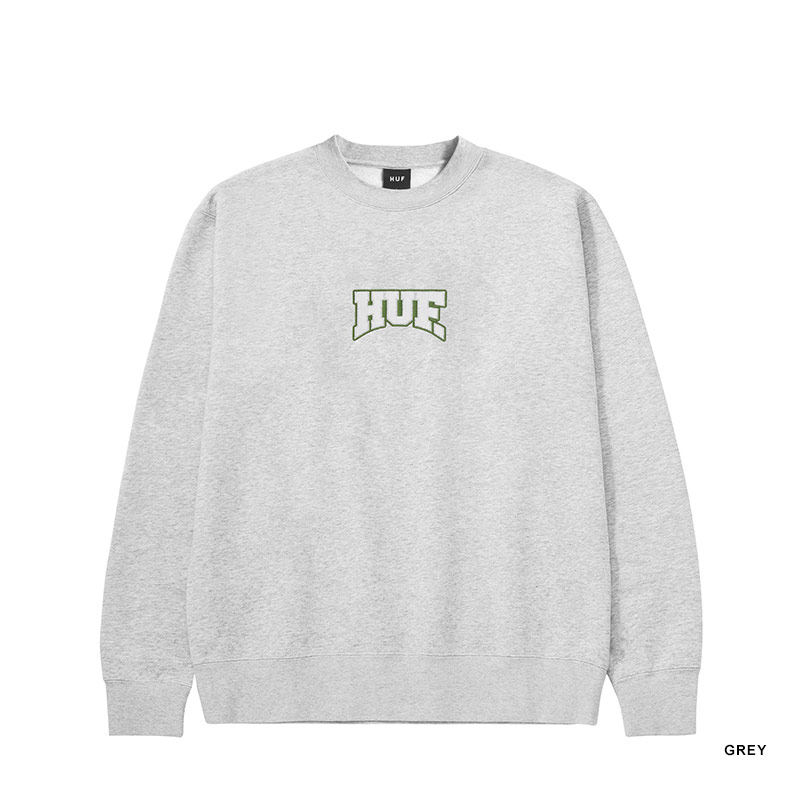 HUF(ハフ)/ HOME TEAM CREWNECK -2.COLOR-(GREY)