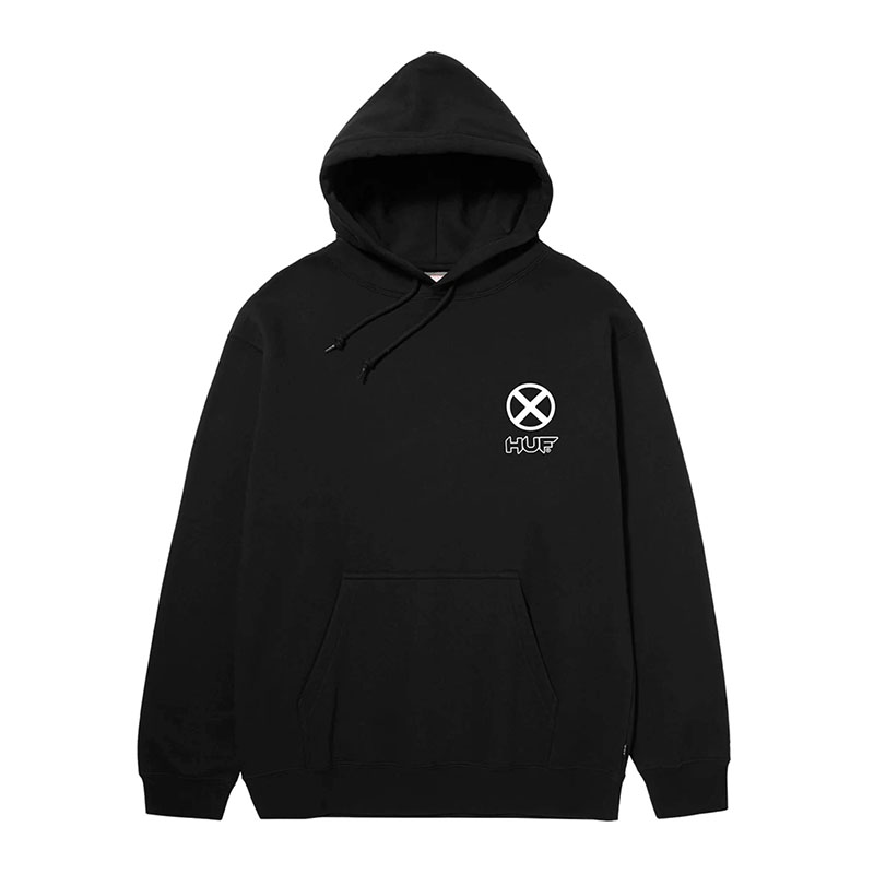 HUF HUF X X MEN TT HOODIE BLACK E.S.P. ONLINE STORE