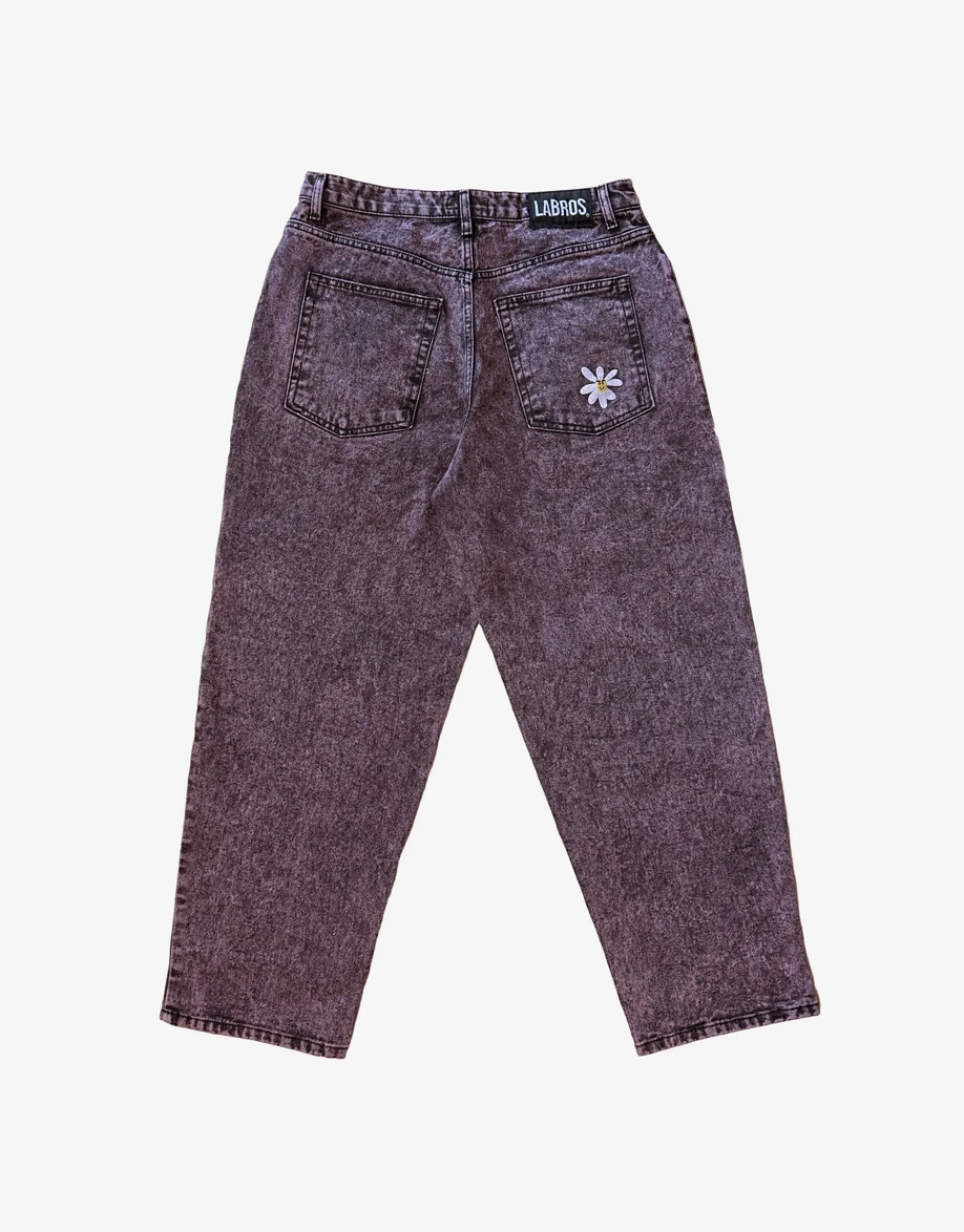 LABROS(ラブロス)/ Stone Washed Smart Daisy Jeans -2.COLOR-(PURPLE)