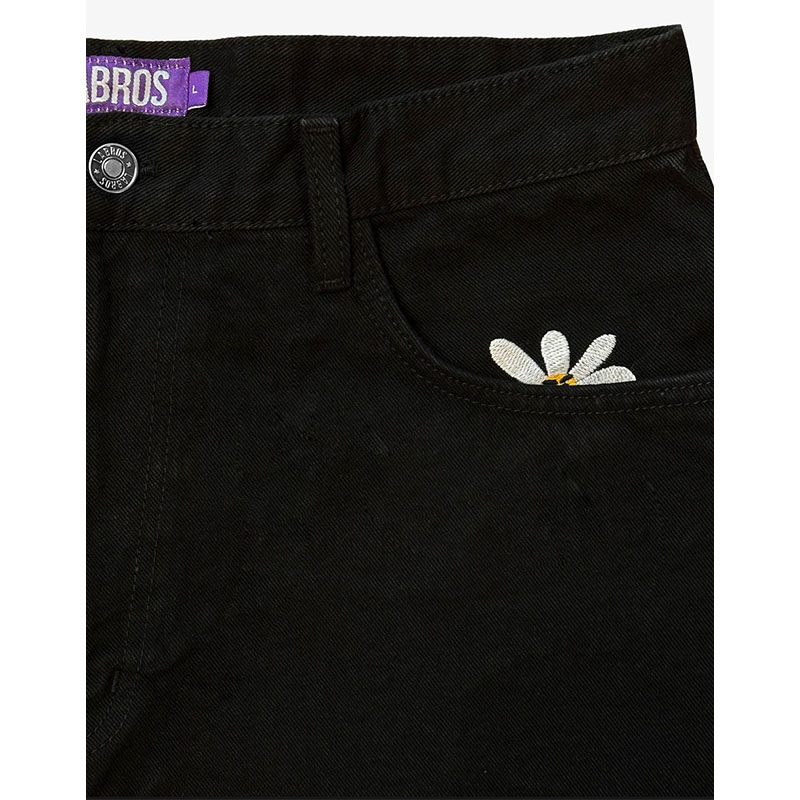 LABROS(ラブロス)/ Smart Daisy Baggy Jeans -BLACK-