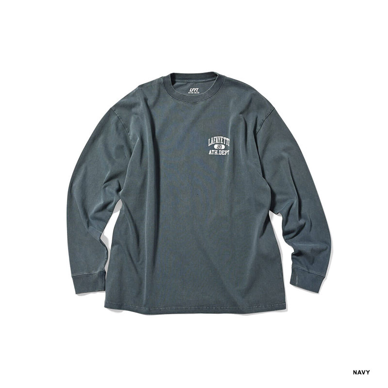 LFYT(エルエフワイティー)/ WORN OUT ATHLETICS L/S TEE -2.COLOR-(NAVY)