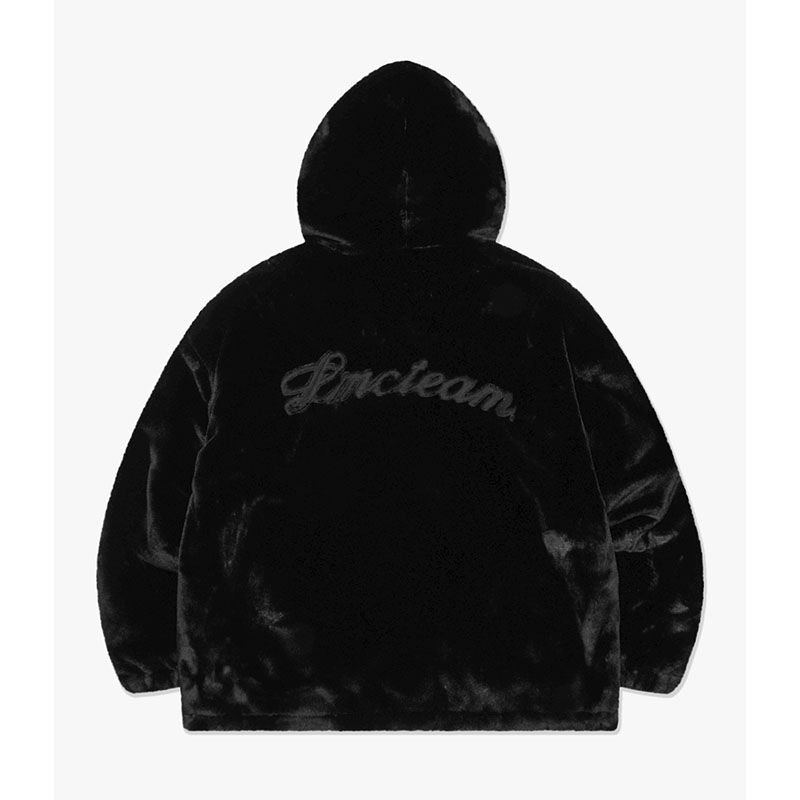 LMC(エルエムシー)/ TEAM FAUX FUR HOODED JACKET -2.COLOR-(BLACK)