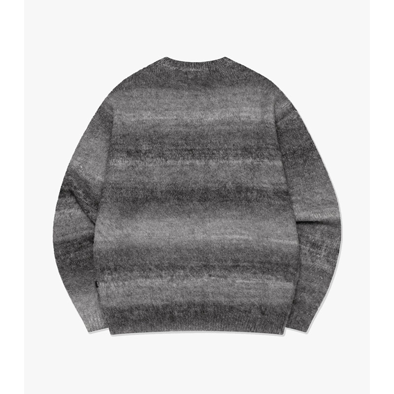 LMC(エルエムシー)/ OG OMBRE BRUSHED KNIT SWEATER -CHARCOAL-