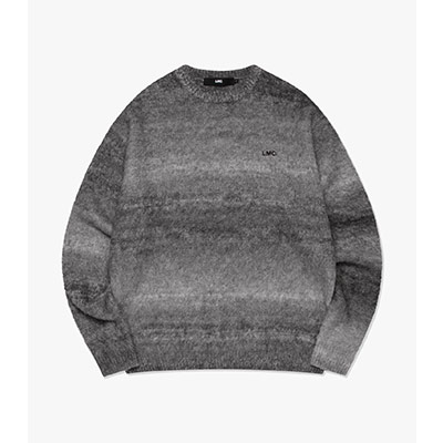 LMC(エルエムシー)/ OG OMBRE BRUSHED KNIT SWEATER -CHARCOAL-