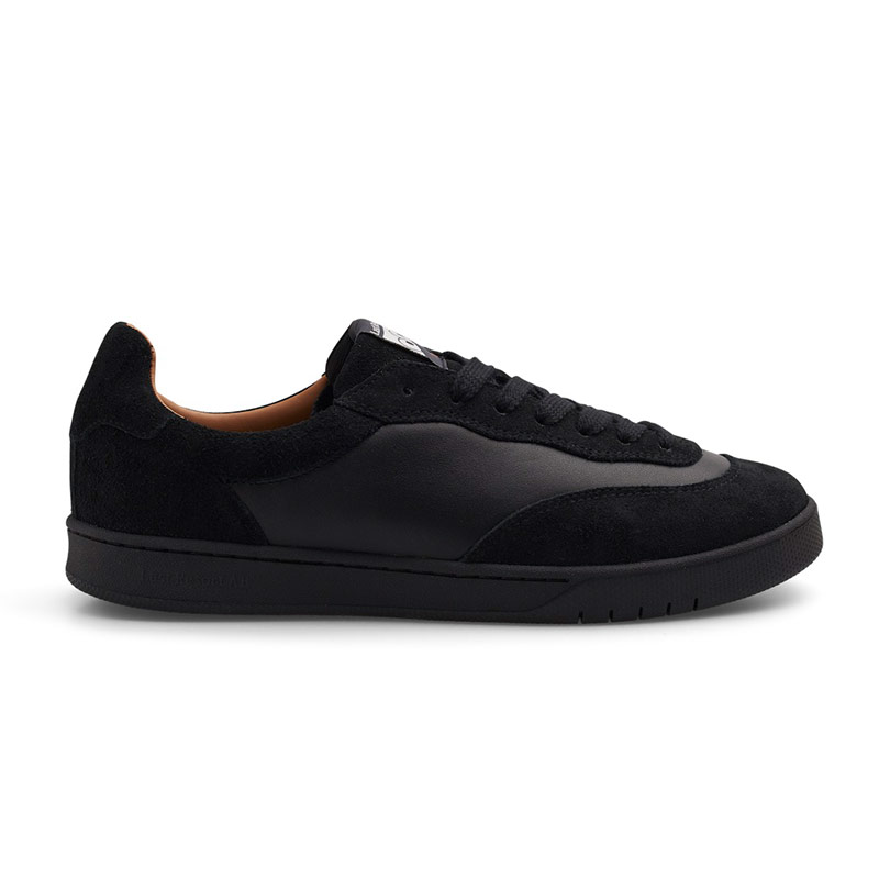 LAST RESORT AB（ラスト リゾート エービー）/ Suede Leather Lo -BLACK/BLACK-