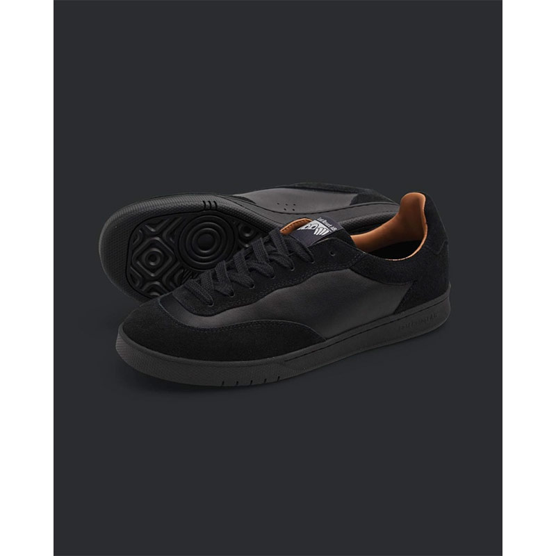 LAST RESORT AB（ラスト リゾート エービー）/ Suede Leather Lo -BLACK/BLACK-