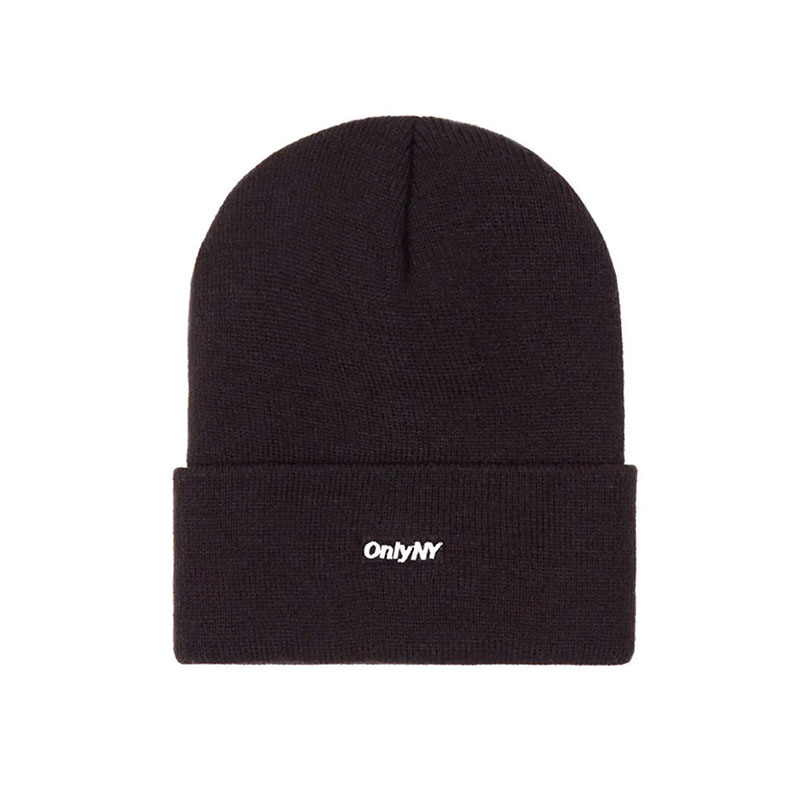 ONLY NY(オンリーニューヨーク)/ BLOCK LOGO BEANIE -2COLOR-(BLACK)