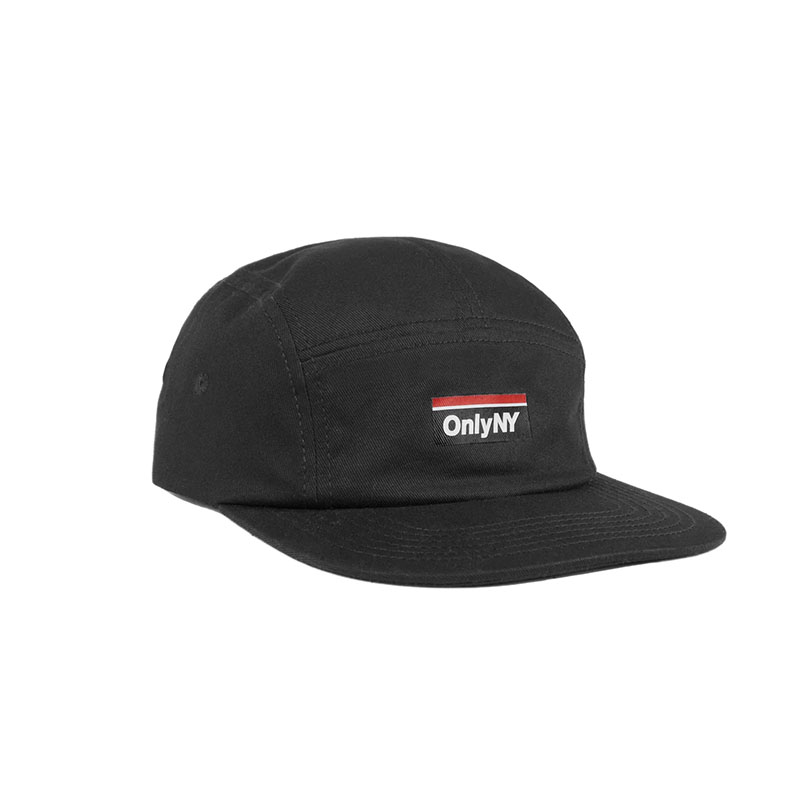 ONLY NY(オンリーニューヨーク)/ SUBWAY LOGO 5PANEL -2.COLOR-(BLACK)