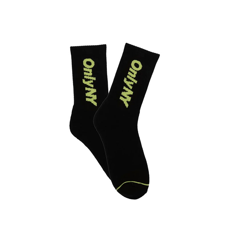 ONLY NY(オンリーニューヨーク)/ CORE LOGO SOCK -2.COLOR-(BLACK)