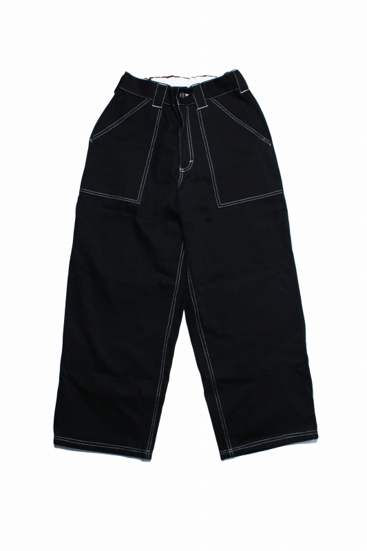 Poetic Collective(ポエティックコレクティブ)/ PAINTER PANTS -BLK×WHT-