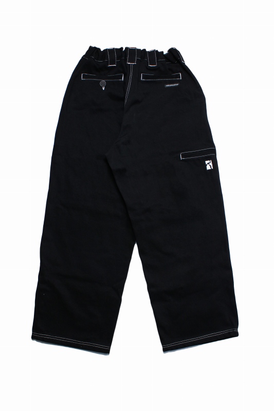 Poetic Collective(ポエティックコレクティブ)/ PAINTER PANTS -BLK×WHT-